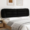 vidaXL - Hoofdbordkussen - 200 - cm - stof - zwart