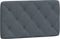 vidaXL - Hoofdbordkussen - 80 - cm - fluweel - donkergrijs