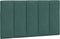 vidaXL - Hoofdbordkussen - 80 - cm - fluweel - donkergroen