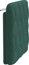 vidaXL - Hoofdbordkussen - 80 - cm - fluweel - donkergroen