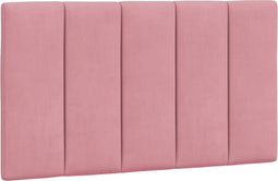 vidaXL - Hoofdbordkussen - 80 - cm - fluweel - roze