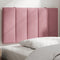 vidaXL - Hoofdbordkussen - 80 - cm - fluweel - roze