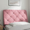 vidaXL - Hoofdbordkussen - 80 - cm - fluweel - roze