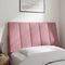 vidaXL - Hoofdbordkussen - 80 - cm - fluweel - roze
