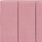 vidaXL - Hoofdbordkussen - 80 - cm - fluweel - roze