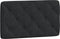 vidaXL - Hoofdbordkussen - 80 - cm - fluweel - zwart