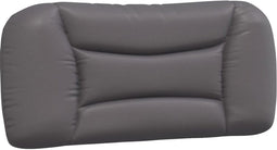 vidaXL - Hoofdbordkussen - 80 - cm - kunstleer - grijs