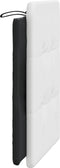 vidaXL - Hoofdbordkussen - 80 - cm - kunstleer - wit - en - zwart