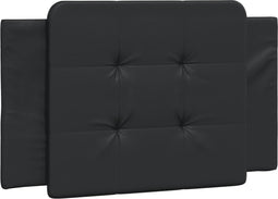 vidaXL - Hoofdbordkussen - 80 - cm - kunstleer - zwart