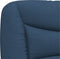 vidaXL - Hoofdbordkussen - 80 - cm - stof - blauw