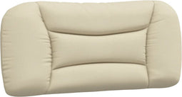 vidaXL - Hoofdbordkussen - 80 - cm - stof - crèmekleurig