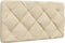 vidaXL - Hoofdbordkussen - 80 - cm - stof - crèmekleurig