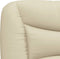 vidaXL - Hoofdbordkussen - 80 - cm - stof - crèmekleurig