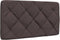 vidaXL - Hoofdbordkussen - 80 - cm - stof - donkerbruin