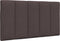 vidaXL - Hoofdbordkussen - 80 - cm - stof - donkerbruin