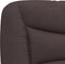 vidaXL - Hoofdbordkussen - 80 - cm - stof - donkerbruin