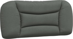 vidaXL - Hoofdbordkussen - 80 - cm - stof - donkergrijs