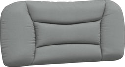 vidaXL - Hoofdbordkussen - 80 - cm - stof - lichtgrijs