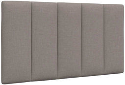 vidaXL - Hoofdbordkussen - 80 - cm - stof - taupe