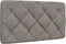 vidaXL - Hoofdbordkussen - 80 - cm - stof - taupe