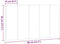 vidaXL - Hoofdbordkussen - 80 - cm - stof - taupe