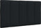 vidaXL - Hoofdbordkussen - 80 - cm - stof - zwart