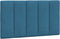 vidaXL - Hoofdbordkussen - 90 - cm - fluweel - blauw