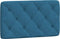 vidaXL - Hoofdbordkussen - 90 - cm - fluweel - blauw