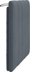 vidaXL - Hoofdbordkussen - 90 - cm - fluweel - donkergrijs