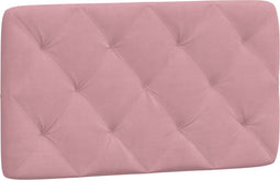vidaXL - Hoofdbordkussen - 90 - cm - fluweel - roze