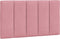 vidaXL - Hoofdbordkussen - 90 - cm - fluweel - roze