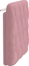 vidaXL - Hoofdbordkussen - 90 - cm - fluweel - roze