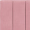 vidaXL - Hoofdbordkussen - 90 - cm - fluweel - roze