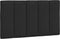 vidaXL - Hoofdbordkussen - 90 - cm - fluweel - zwart