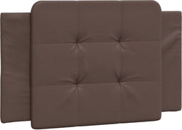 vidaXL - Hoofdbordkussen - 90 - cm - kunstleer - bruin