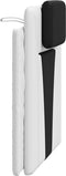 vidaXL - Hoofdbordkussen - 90 - cm - kunstleer - wit - en - zwart