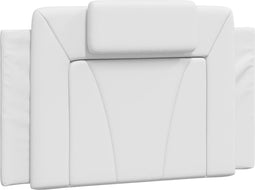 vidaXL - Hoofdbordkussen - 90 - cm - kunstleer - wit