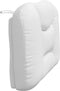 vidaXL - Hoofdbordkussen - 90 - cm - kunstleer - wit