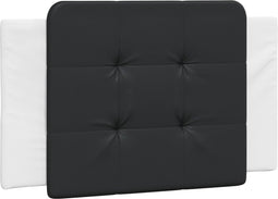 vidaXL - Hoofdbordkussen - 90 - cm - kunstleer - zwart - en - wit