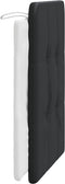 vidaXL - Hoofdbordkussen - 90 - cm - kunstleer - zwart - en - wit