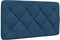 vidaXL - Hoofdbordkussen - 90 - cm - stof - blauw