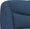 vidaXL - Hoofdbordkussen - 90 - cm - stof - blauw