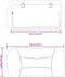 vidaXL - Hoofdbordkussen - 90 - cm - stof - taupe