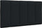 vidaXL - Hoofdbordkussen - 90 - cm - stof - zwart
