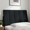 vidaXL - Hoofdbordkussen - 90 - cm - stof - zwart