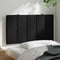 vidaXL - Hoofdbordkussen - 90 - cm - stof - zwart