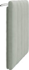 vidaXL - Hoofdbordkussen - 90 - cm - velvet - lichtgrijs