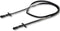 vidaXL - Hoofdstel - leer - met - gecombineerde - neusriem, - teugels - en - bit - zwart - cob