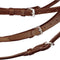 vidaXL - Hoofdstel - leer - met - gecombineerde - neusriem, - teugels - en - bit - bruin - pony