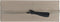 vidaXL - Hoofdsteun - voor - ligstoel - 40x7,5x15 - cm - textileen - taupe